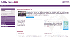 Desktop Screenshot of europaworld.com