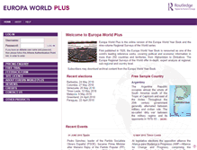 Tablet Screenshot of europaworld.com